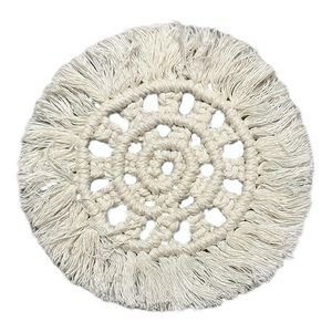 Woven Crochet Candle Mat / Coaster